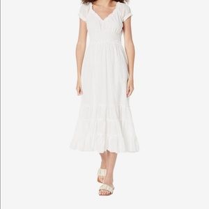 Betsey Johnson Cotton Clipdot Sweetheart Dress